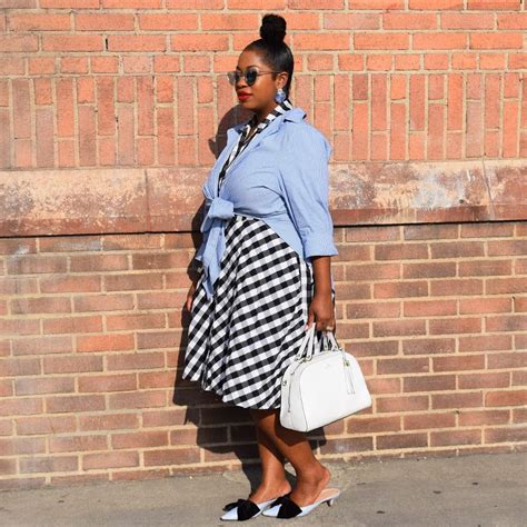 In My Joi Gingham For The Win Black Girl Fashion Curvy Fashion Only