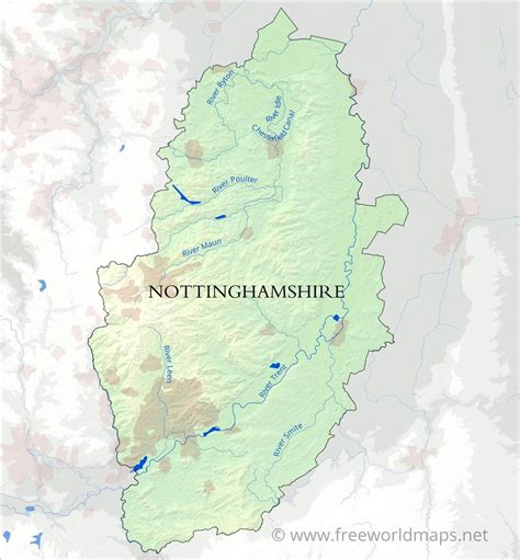 Nottinghamshire Maps