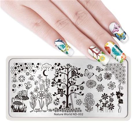 Unique Limitted Edition Nail Stamping Plates Nail Art Stencils Nail
