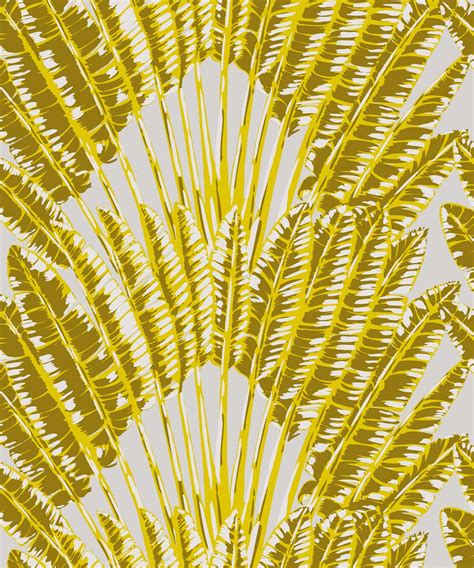 Feather Palm Wallpaper Big Bold Tropical Leaf Milton And King Eu