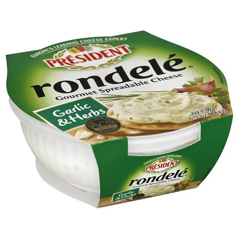 President Rondele Garlic Herb Cheese Spread Oz Shipt