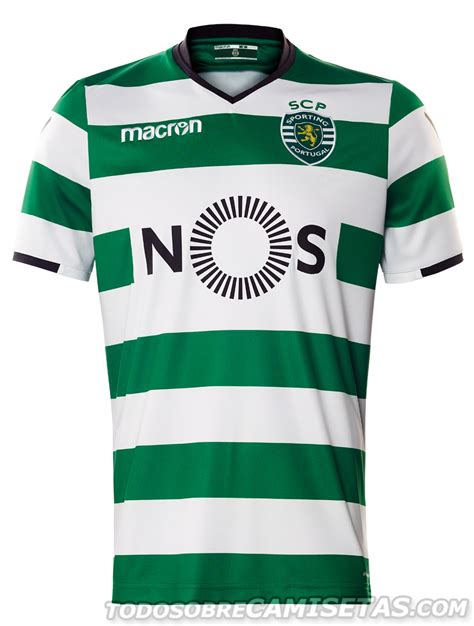 Bem vindo ao site oficial do sporting clube portugal. Camisolas 2017-18 Macron do Sporting Clube de Portugal- TSC