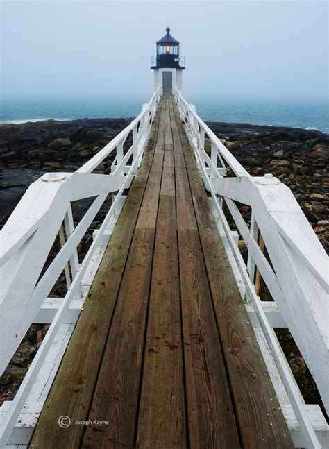Foggy Morning Lighthouse Maine Joseph Kayne Photography