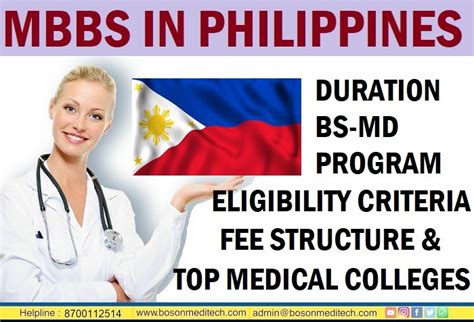 mbbs in philippines 2022 fee structure eligibility bs md course duration and best colleges