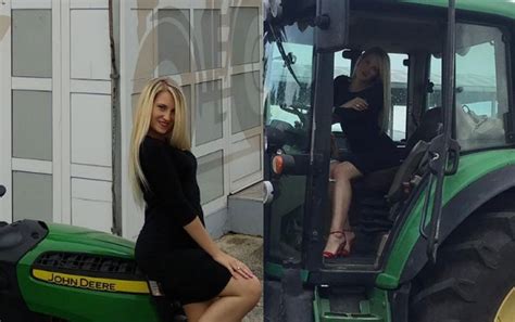 Djevojka obrađuje hektara zemlje Čudno im je što sređena žena vozi traktor Faktor magazin