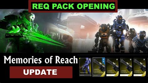 Halo 5 Guardians Memories Of Reach Req Pack Opening All Reqs