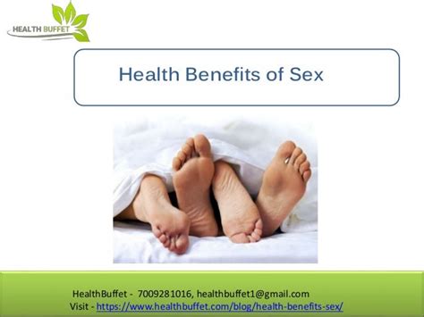 Health Benefits Of Sex