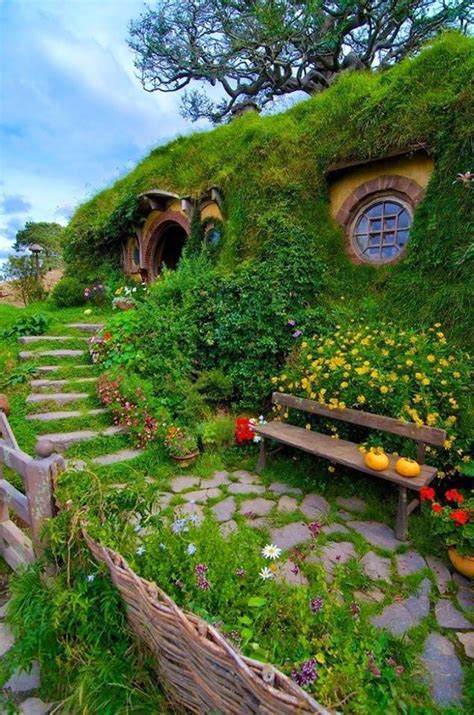 The World On Twitter Hobbit House The Hobbit Cottage Garden