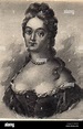 Anonymous drawing of Marie Émilie Thérèse de Joly ‘Mademoiselle de ...