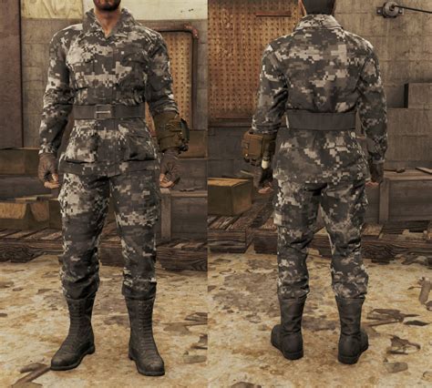 Urban Digital Camo For Military Fatigues At Fallout 4 Nexus Mods And