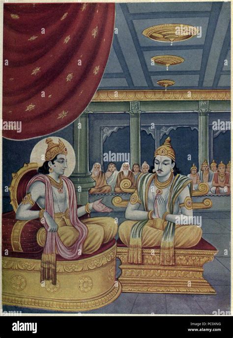 Arjuna And Krishna Hi Res Stock Photography And Images Alamy