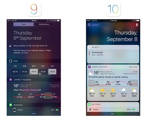 Anyone Else Think The Ios 9 Ios 10 Notification Centre Change Was A