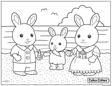 Welcome to calico critters where you can meet your favourite calico critters characters, watch videos, read stories and download activities and more! Calico Critters Beach Shell Coloring Pages Printable