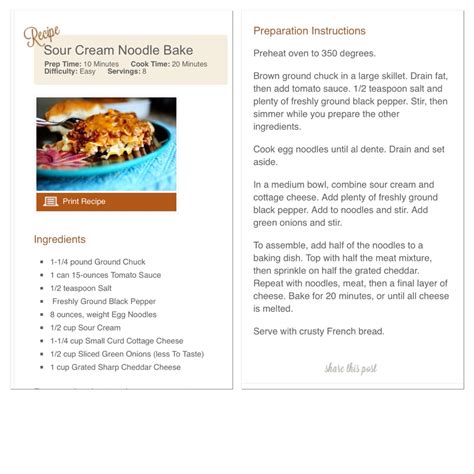 Family favorite chicken sour cream enchiladas (casserole). Pioneer Woman- Sour Cream Noodle Bake | Sour cream noodle ...