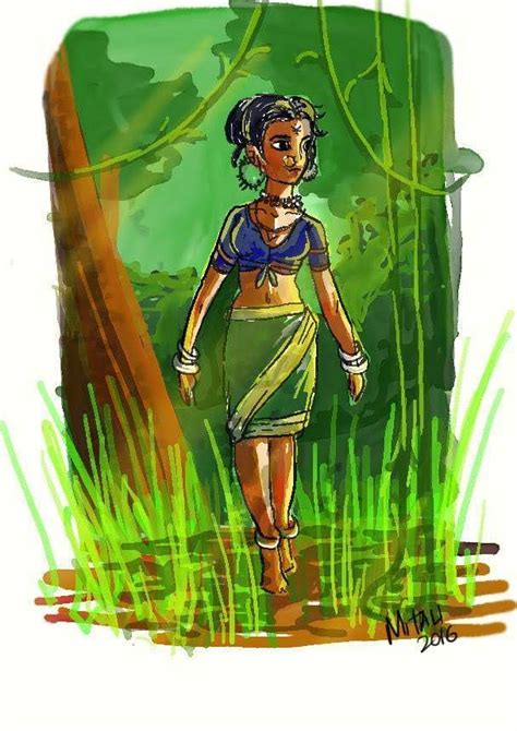 Artwork Inspired By Smita Patils Character In Jait Re Jait By