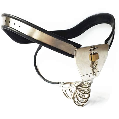Male Chastity Belt Hollow Cock Cage Penis Ring Removable Master Slave
