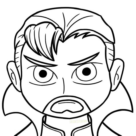 Doctor strange by joe quesada #joequesada #doctorstrange #stephenstrange #sorcerersupreme #avengers #thedefenders #illuminati #cloakoflevitation #eyeofagamotto. Doctor Strange's Face Coloring Page - Free Printable ...