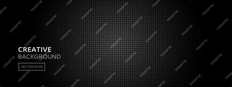 Premium Vector Abstract Gradient Dark Black Banner Background With