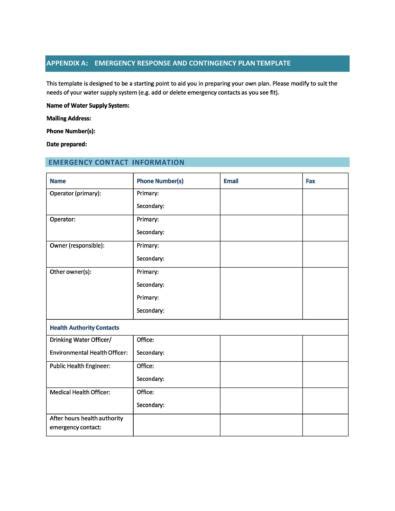 40 Detailed Contingency Plan Examples Free Templates ᐅ