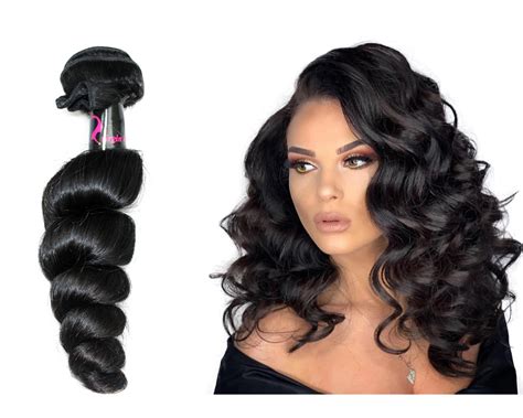 Virgin Grade Elesis Virgin Hair Product 1 Piece Loose Curl Human Virgin Hair Extensions Elesis