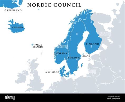 Mapa De Países Nórdicos Fotografías E Imágenes De Alta Resolución Alamy