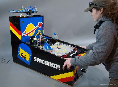 Working Lego Pinball Machine Built From 15000 Bricks Features Benny In