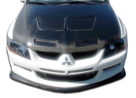 Mitsubishi Evolution Carbon Fiber Front Lip Add On Body Kit