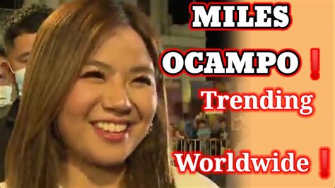 Viral Miles Ocampo Trending Worldwide Sa Fpjs Batang Quiapo Trending