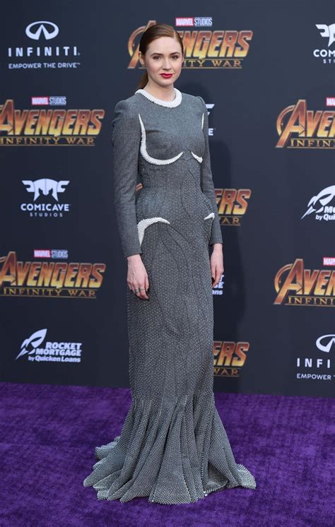 Karen Gillan Avengers Infinity War Premiere In La
