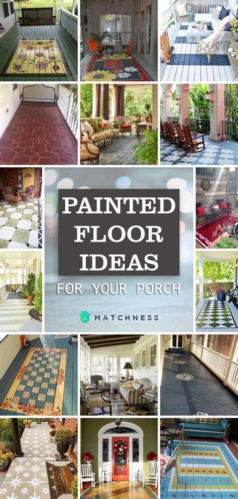 25 Painted Floor Ideas For Your Porch