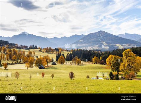 Autumn Landscape Of Dachstein Region Austria Stock Photo Alamy