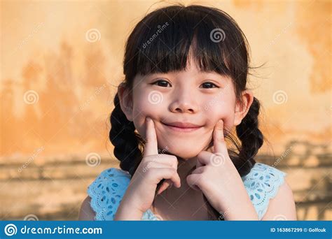 Cute Little Thai Girl Smile Stock Image Image Of Asian Cute 163867299