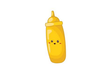 Kawaii Cute Bottle Of Sauce Graphic By Soe Image · Creative Fabrica