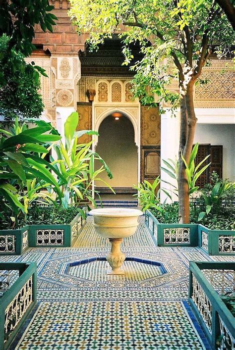 Architecture Hub On Twitter Moroccan Garden Moroccan Courtyard Moroccan Interiors