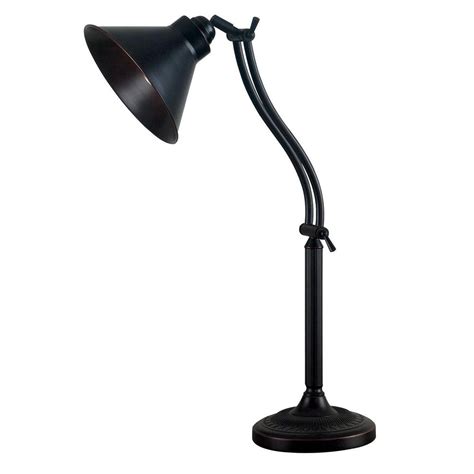 Conveniently adjustable, the cal lighting savona led desk lamp will add sleek, contemporary style to your office. Kenroy Home Amherst 27 in. Oil-Rubbed Bronze Adjustable Desk Lamp-21397ORB - The Home Depot