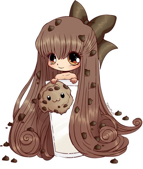 Cookie Girl Kawaii Chibi Chibi Anime Chibi