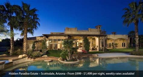 Luxury Vacation Rental Homes In Scottsdale Arizona My Global Homes
