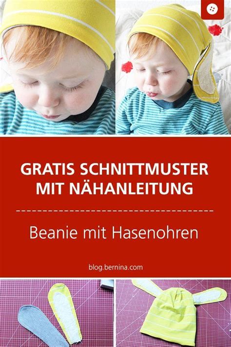 Kostenlose nähanleitung kindermütze mit ohren : Nähanleitung Beanie mit Schlappohren für Kinder ...