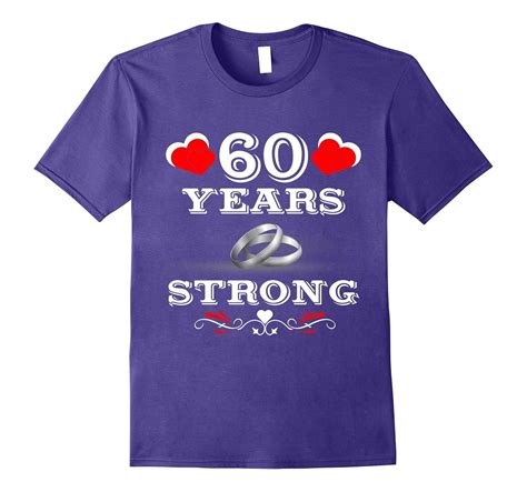 60th wedding anniversary ts tee shirts for couples anz anztshirt
