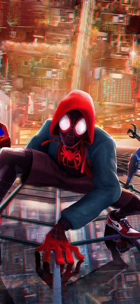 Spider Man Into The Spider Verse Iphone X Wallpaper Into The Spider