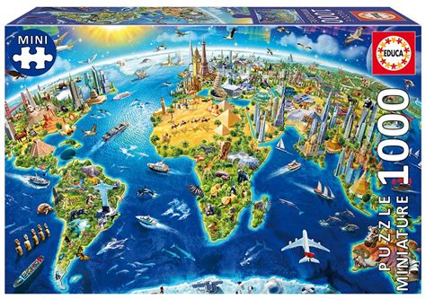 Comprar Puzzle Educa Símbolos del Mundo Piezas Miniaturas 1000 Piezas