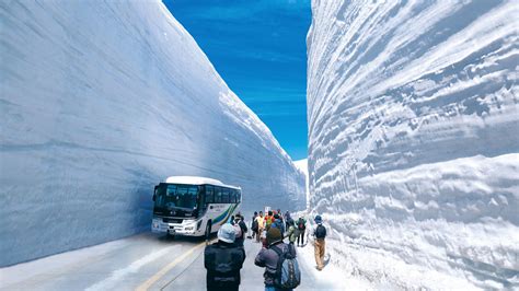 The White Canyons Of Toyama Getting Up Close To Walls Of Snow