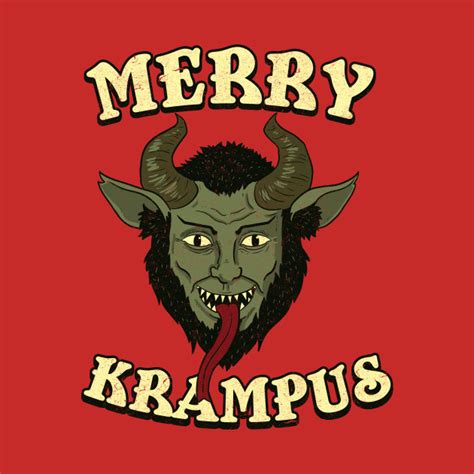 Merry Krampus Krampus T Shirt Teepublic