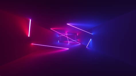 Abstract Seamless Looped Animation Neon Glowing Stockvideos