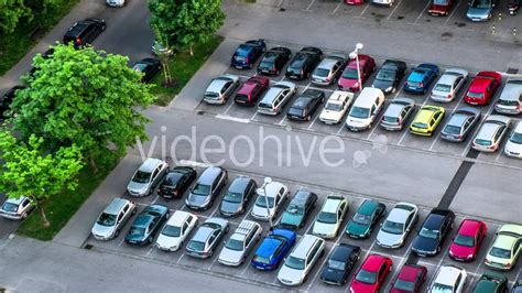 Busy Parking Lot Timelapse Envato YouTube