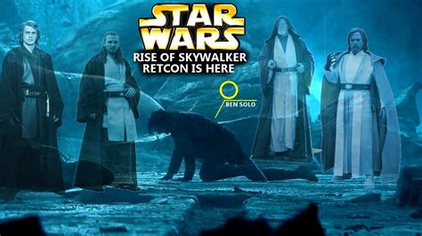 the rise of skywalker retcon just happened star wars explained youtube