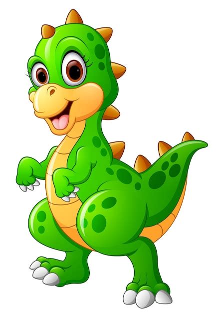 Cute Dibujos Animados De Dinosaurios Vector Premium The Best