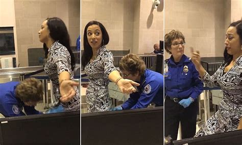 Cnns Angela Rye Shares Video Of Invasive Tsa Pat Down Including Her Genital Area Daily Mail