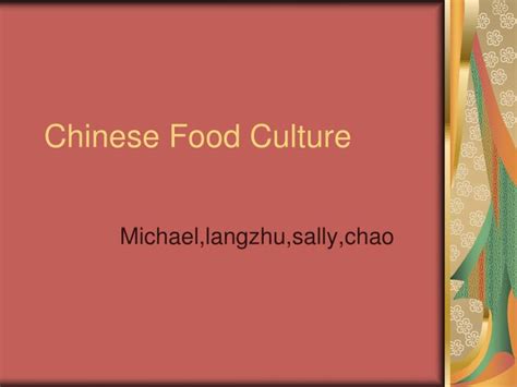 Click on the pictures to show the words. PPT - Chinese Food Culture PowerPoint Presentation, free ...