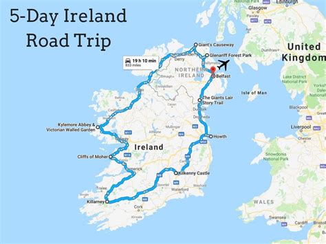 Epic 5 Day Ireland Road Trip Itinerary To The Top Sights Ireland